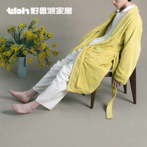 tbh野兽派家居全棉浴袍