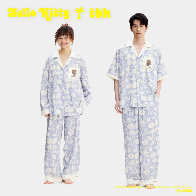 tbh野兽派家居星光缎家居服图片