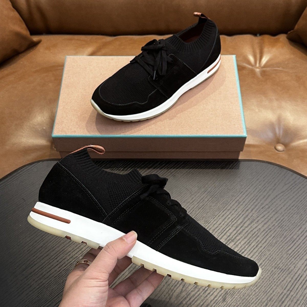 Loro Piana夏季新款男鞋外贸百搭潮流运动鞋防滑耐磨软底休闲鞋子