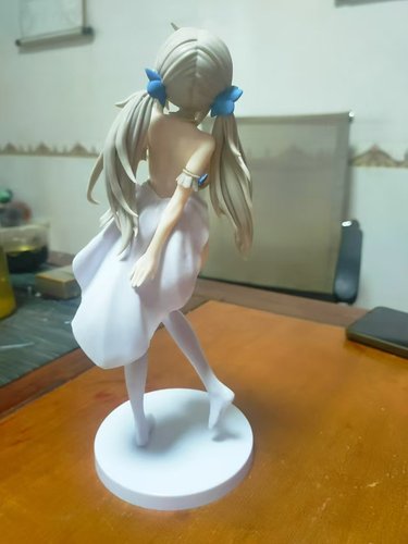 优质软体国产二次元动漫美少女纯白精灵车载模型机箱摆件有yi盒装