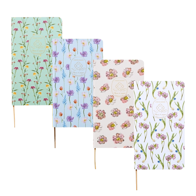 DAIGO日比谷花坛限定款纸花系列每日笔记本5mm方格自填日期日记型手帐圣书尺寸192页原创书写专用纸