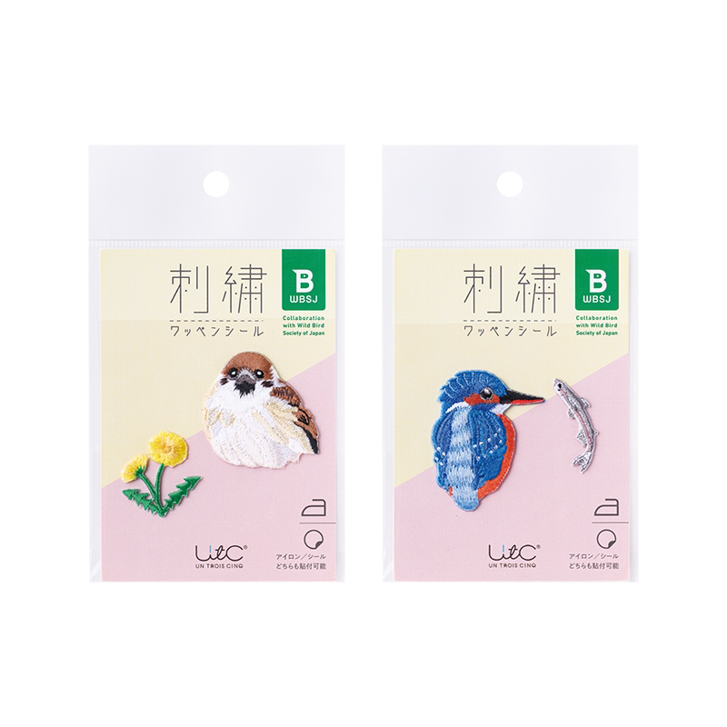 MARKS立体可爱小鸟刺绣贴HISAGO
