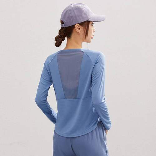 【清仓】瑜伽服女长袖健身衣网红好看t恤晨跑步训练专业运动上衣