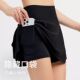 简约百搭透气速干防走光带口袋高腰半身裙 运动短裙女时尚 清仓