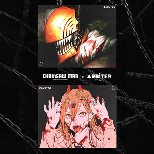 ARBITERSTUDIO电锯人玻璃鼠标垫
