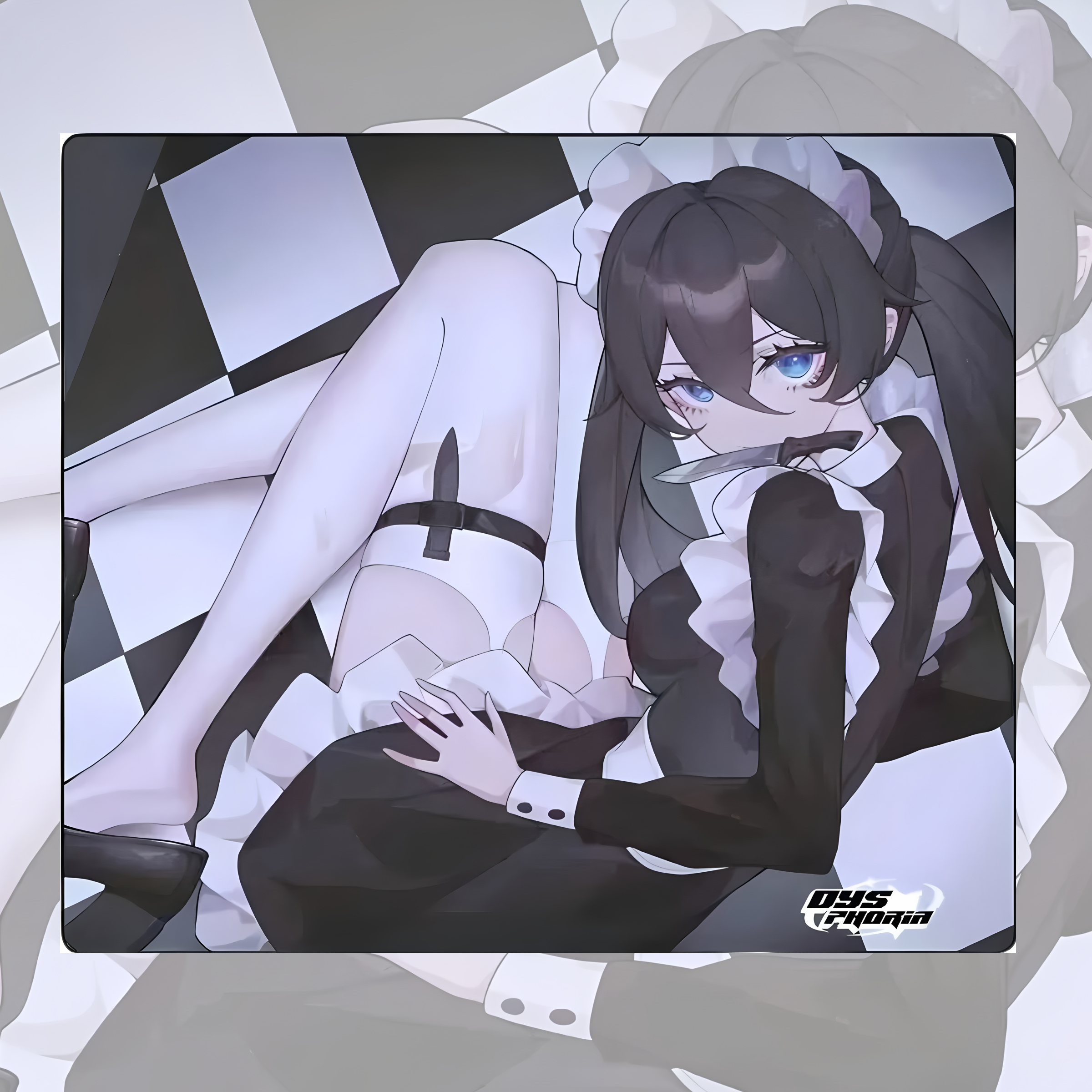 DysphoriaMaidYuri玻璃鼠标垫