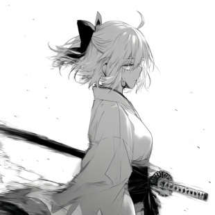 Fate/Grand Order冲田总司二次元钢化玻璃鼠标垫电竞游戏FPS专用