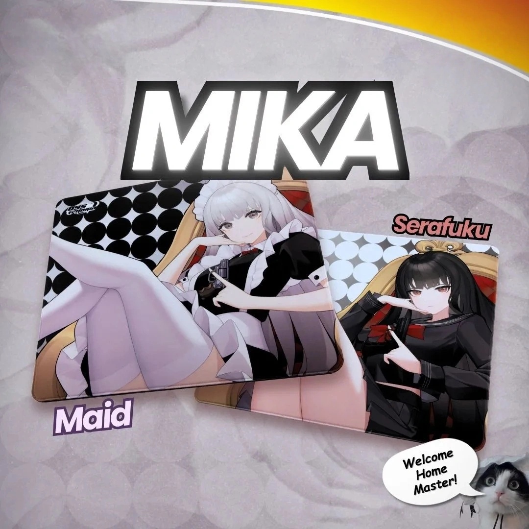 Dysphoria Mika FPS瓦cs2无畏契约电竞二次元玻璃鼠标垫井上PORON