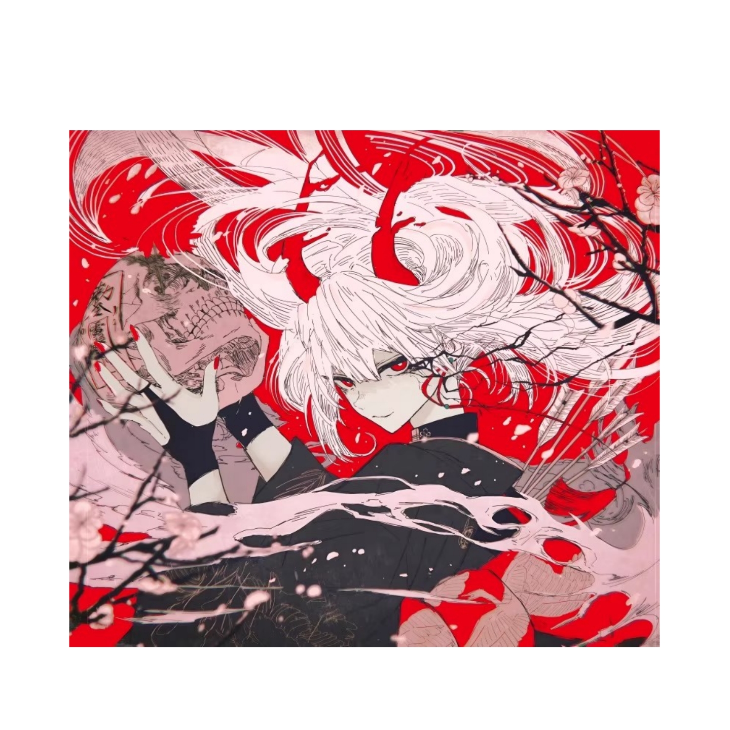 Abyssgaming【赤骸】玻璃鼠标垫