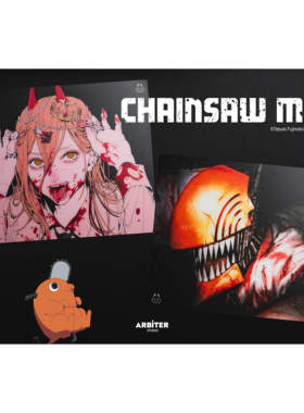 Arbiter Studio x CHAINSAW MAN链锯人钢化玻璃鼠标垫大号FPS专用