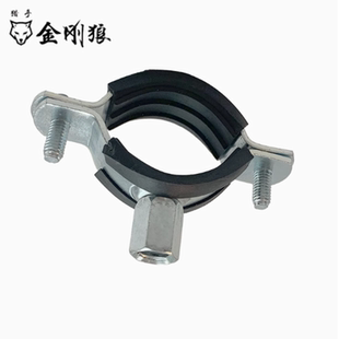 C型钢镀锌吊卡抱箍水管走顶卡箍配件25PPR管码 管束固定件 金属吊码