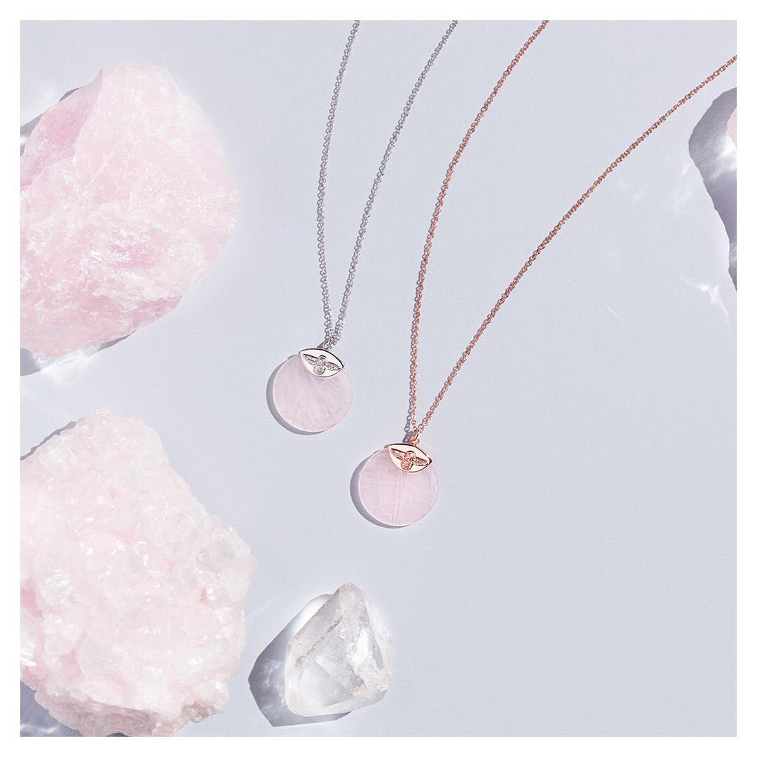 oliviaburton英国樱花粉项链