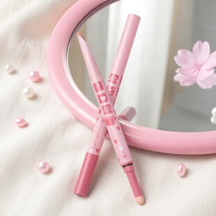 Gracebabi/瑰宝秘语双头卧蚕笔阴影提亮极细不易晕染多用眼线笔