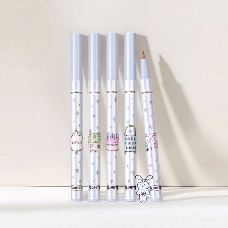 FLORTTE/花洛莉亚万向眼线液笔多用旋转笔头纤细防晕眼线细线国产,彩妆/香水/美妆工具,眼线,淘宝优惠券,粉丝福利购,淘宝优惠卷