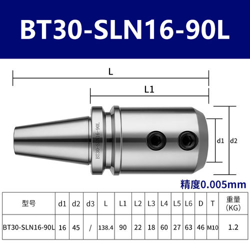 新款侧固式BT40刀柄SLN10