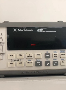 回收出售Agilent 美国安捷伦U3402A台式万用表5位半双显示U3402A