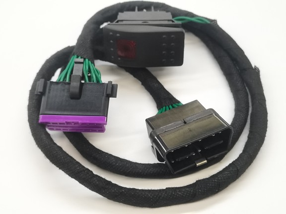 厂家生产大众奔驰宝马奥迪汽车OBD连接器J1962连接线束线缆