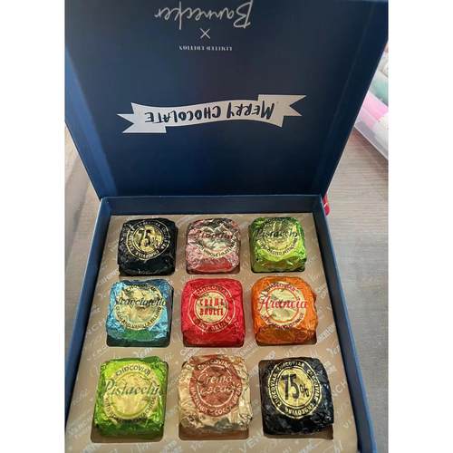 Venchi闻绮鱼子酱状夹心黑巧克力礼袋进口高端零食圣诞节礼物送礼