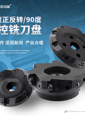 45度90度台湾精铣刀盘龙门铣进口飞刀盘SEKR1203/1504/TP2204刀片