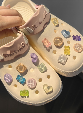 Crocs洞洞鞋鞋花鞋扣配饰diy配件