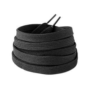 适配万斯vans匡威鞋带黑色纯棉男女马丁靴扁圆皮鞋绳aj1空军一号