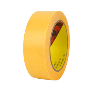 正品3M244美纹纸胶带无痕耐高温汽车烤漆喷漆模型遮蔽分色胶纸装修美缝美术生专用素描贴边和纸可手撕不残留