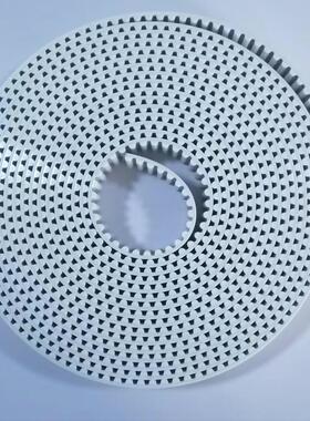 聚氨酯开口带白色黑色S2M S3M S5M S8M S14M 6-100mm宽齿面加布