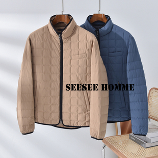 客供面料男秋冬轻薄款 SEESEE 品控款 意大利小狗 羽绒服SQ HOME