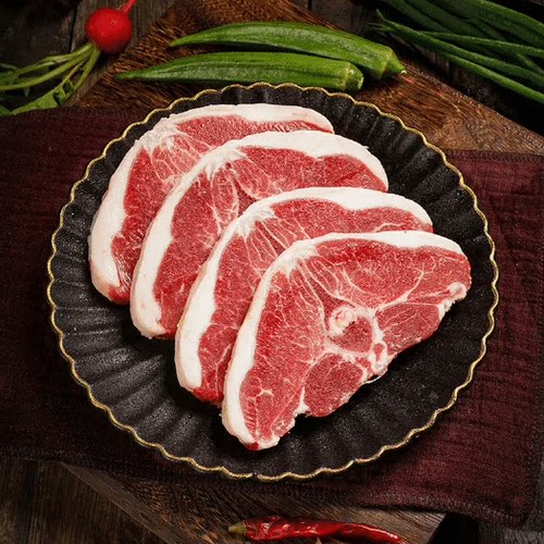 内蒙草原羊肉精品蝴蝶排烧烤食材
