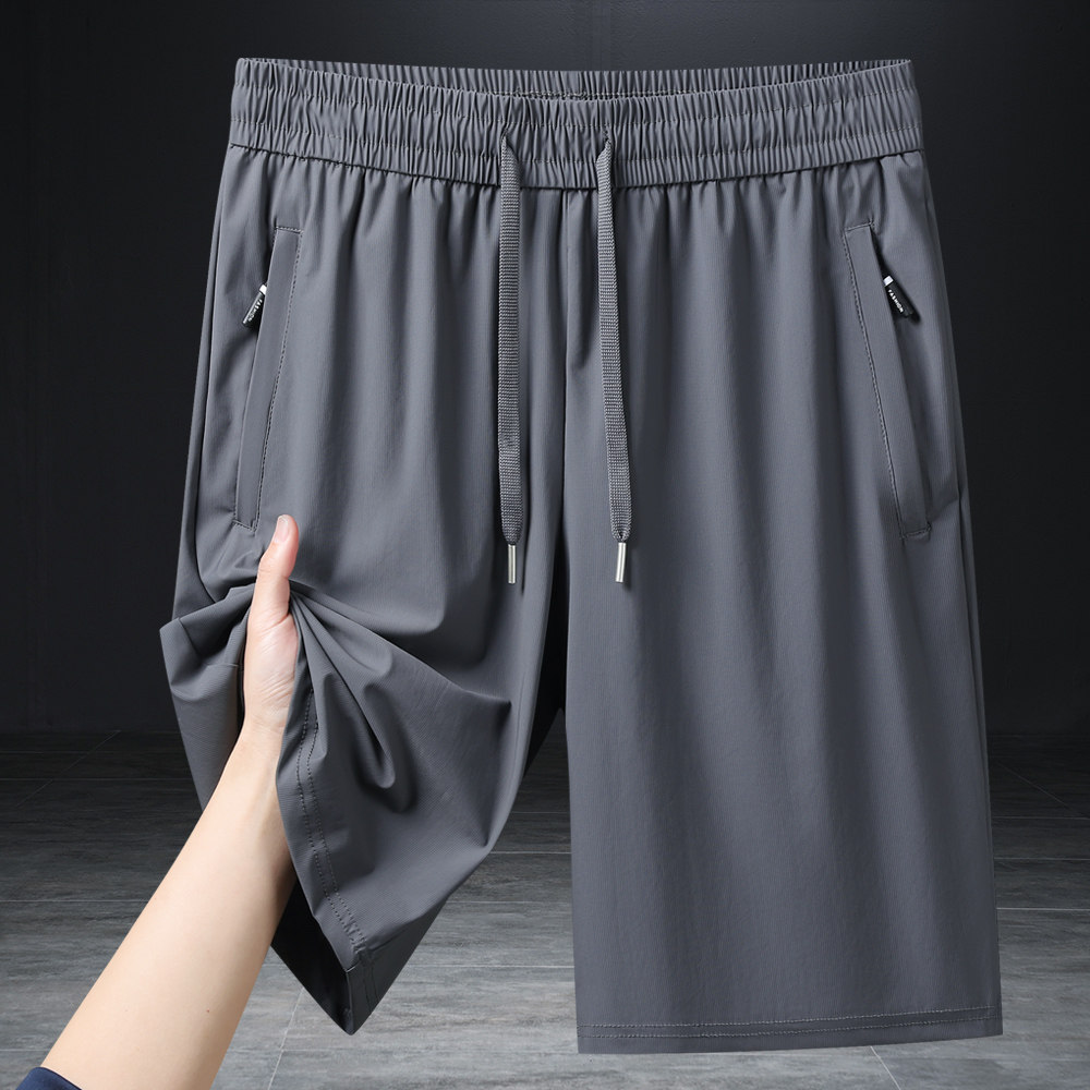 短裤男夏季五分裤新款速干冰丝裤加肥加大码运动裤男休闲卫裤夏天,男装,短裤,淘宝优惠券,粉丝福利购,淘宝优惠卷