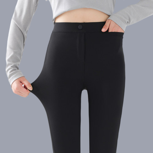 黑色打底裤女秋外穿2025新款