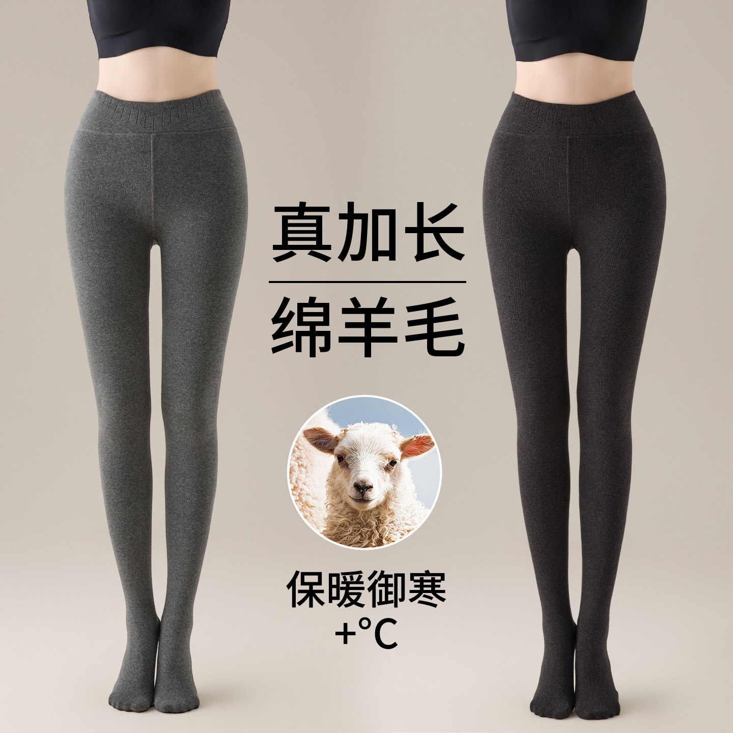 高个子加长羊毛打底裤女外穿