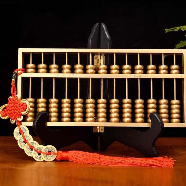 黄古玩铜器铜算盘算盘胜算在握铜算盘复古包浆新品包邮