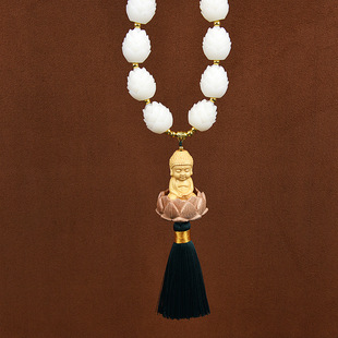 新款好运连连汽车挂件宝宝佛菩提创意大莲花车内吊饰后视车载挂饰