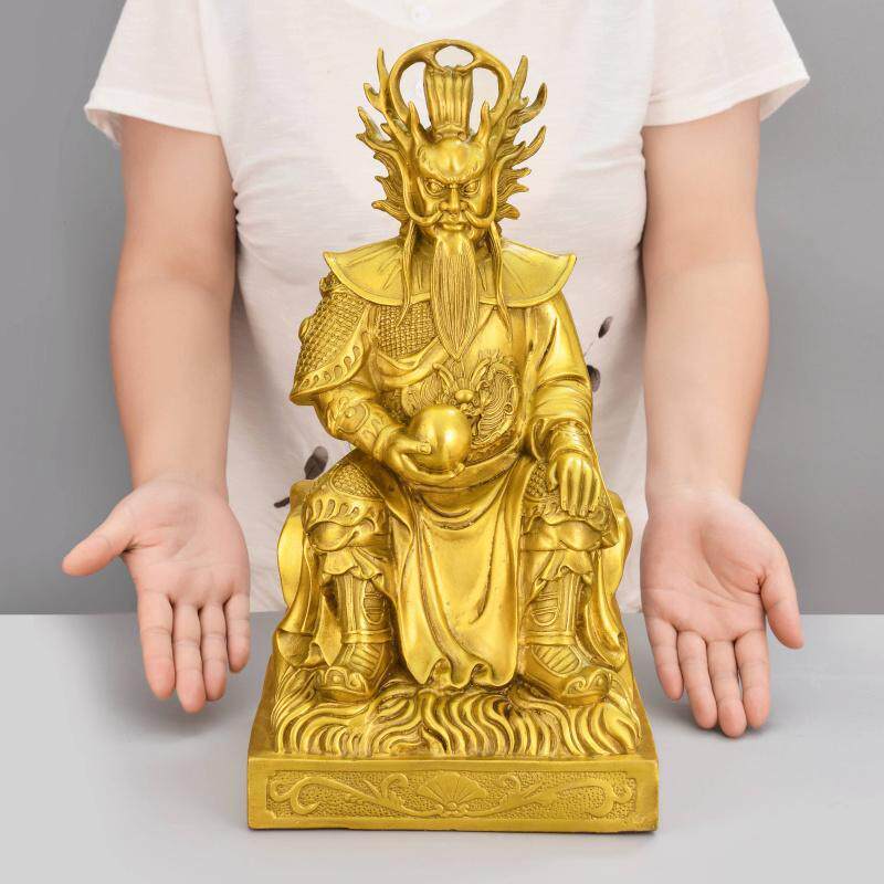 铜龙王爷神像摆件供奉东海龙王家居客厅开业装饰品