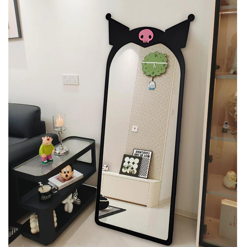 卡通库洛米全身镜落地镜网红壁挂