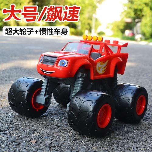 正版飚速怪兽卡车大号牙箱越野车