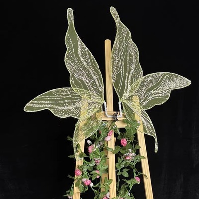 蝴蝶蜻蜓精灵翅膀道具仙女儿童成人精灵翅膀摄影道具演出翅膀