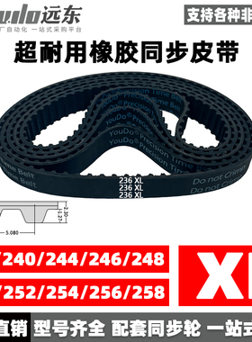 橡胶同步带236XL/240XL/244XL/246XL/248XL/250/252/254/256/258