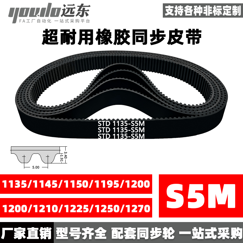 橡胶同步带YOUDO橡胶同步带
