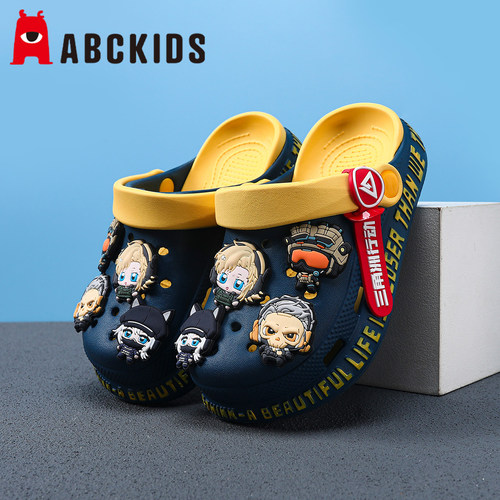 abckids三角洲儿童洞洞鞋