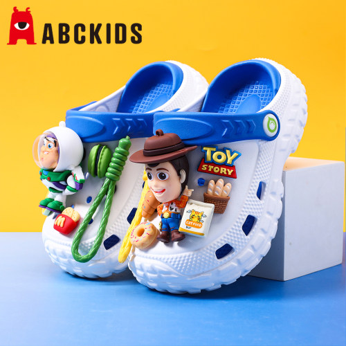 Abckids儿童洞洞鞋男童拖鞋