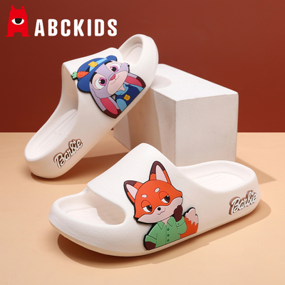 Abckids疯狂动物城儿童拖鞋2026