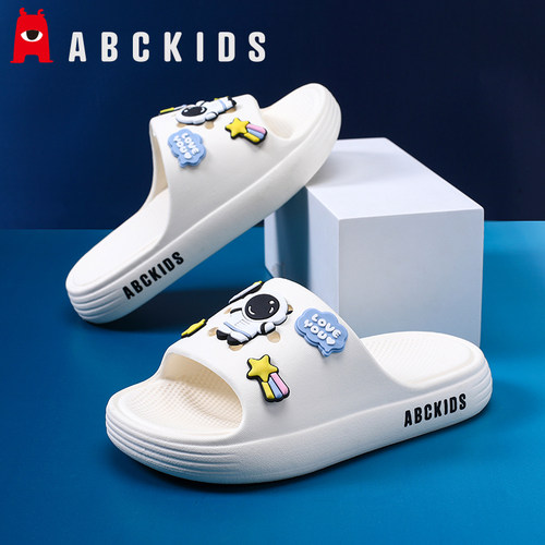 Abckids儿童拖鞋夏季男孩凉拖鞋