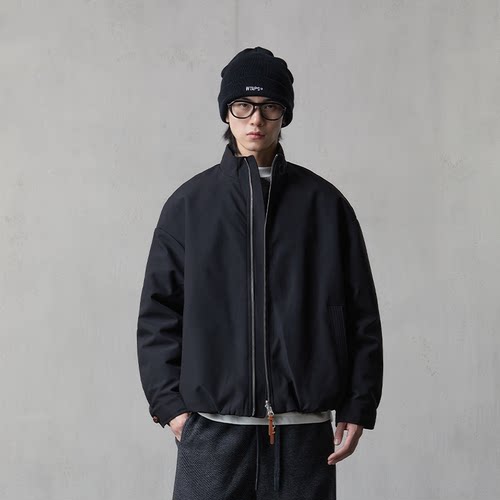 hebbles白鹅绒内里兔毛羽绒服