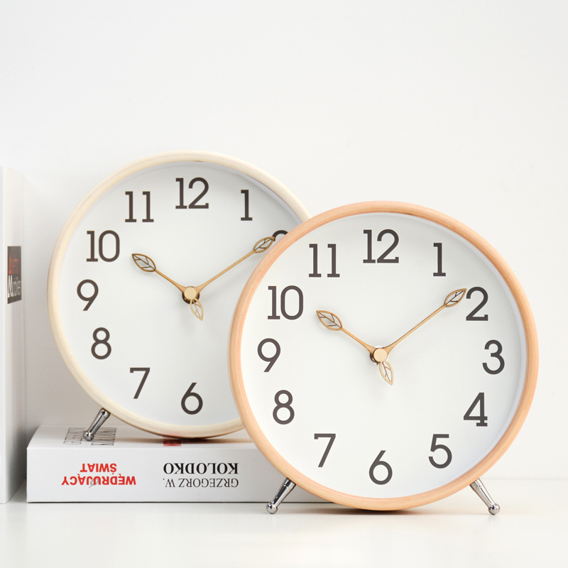座钟台钟客厅时钟表摆件家用台式钟现代个性摆钟创意桌面小坐钟表
