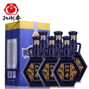 山东特产白酒 34度扳倒井兰尊 480ml*6瓶整箱特惠  固态酿造白酒