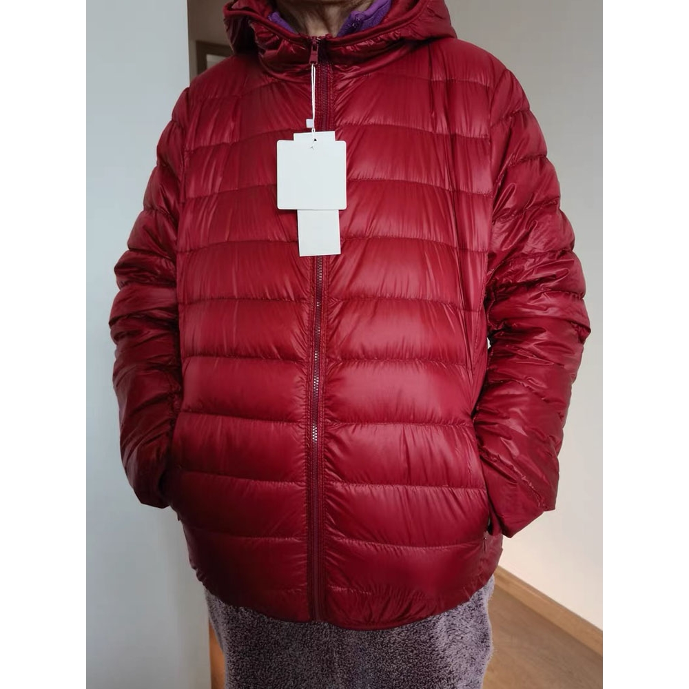 优衣U家官方旗舰店轻薄羽绒服女短款加肥加大码胖MM200斤薄款中老