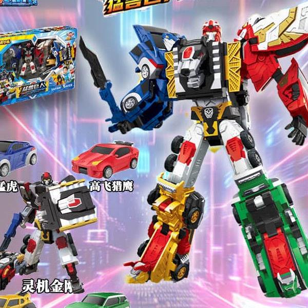 咖宝车神晶兽战队飞鹰战士狼蛛猎手召唤手表变形机器人金刚玩具男