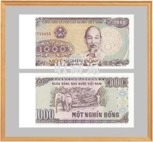 外国纸币越南1000盾整刀100张全新保真